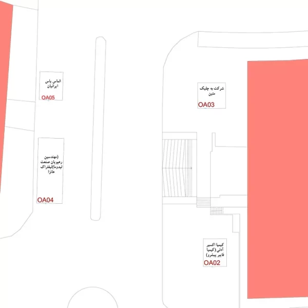 پلان و نقشه سالن های بیست و چهارمین نمایشگاه رنگ و رزین 140